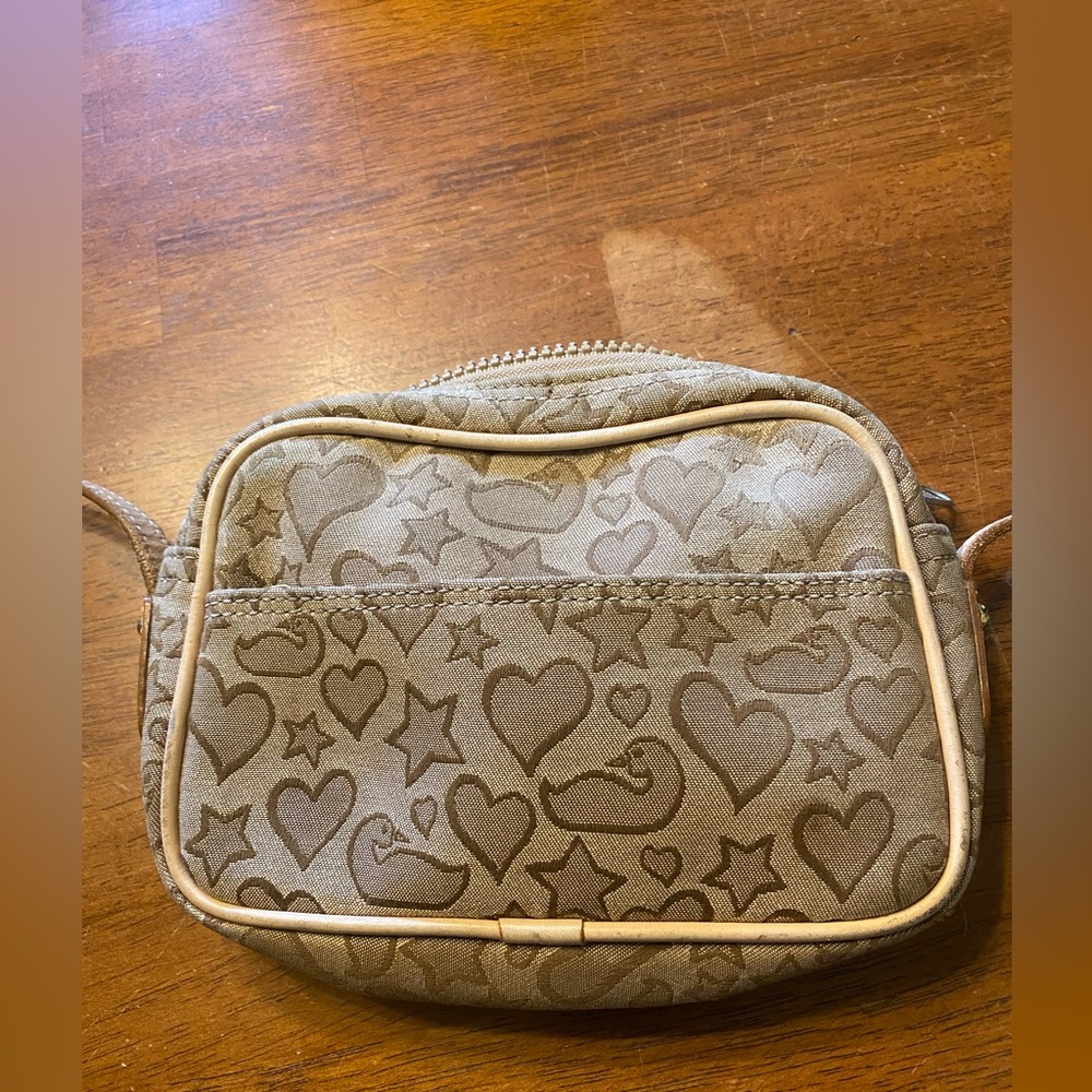 Dooney & Bourke Vintage Beige Canvas Mini Bag - Picture 3 of 9